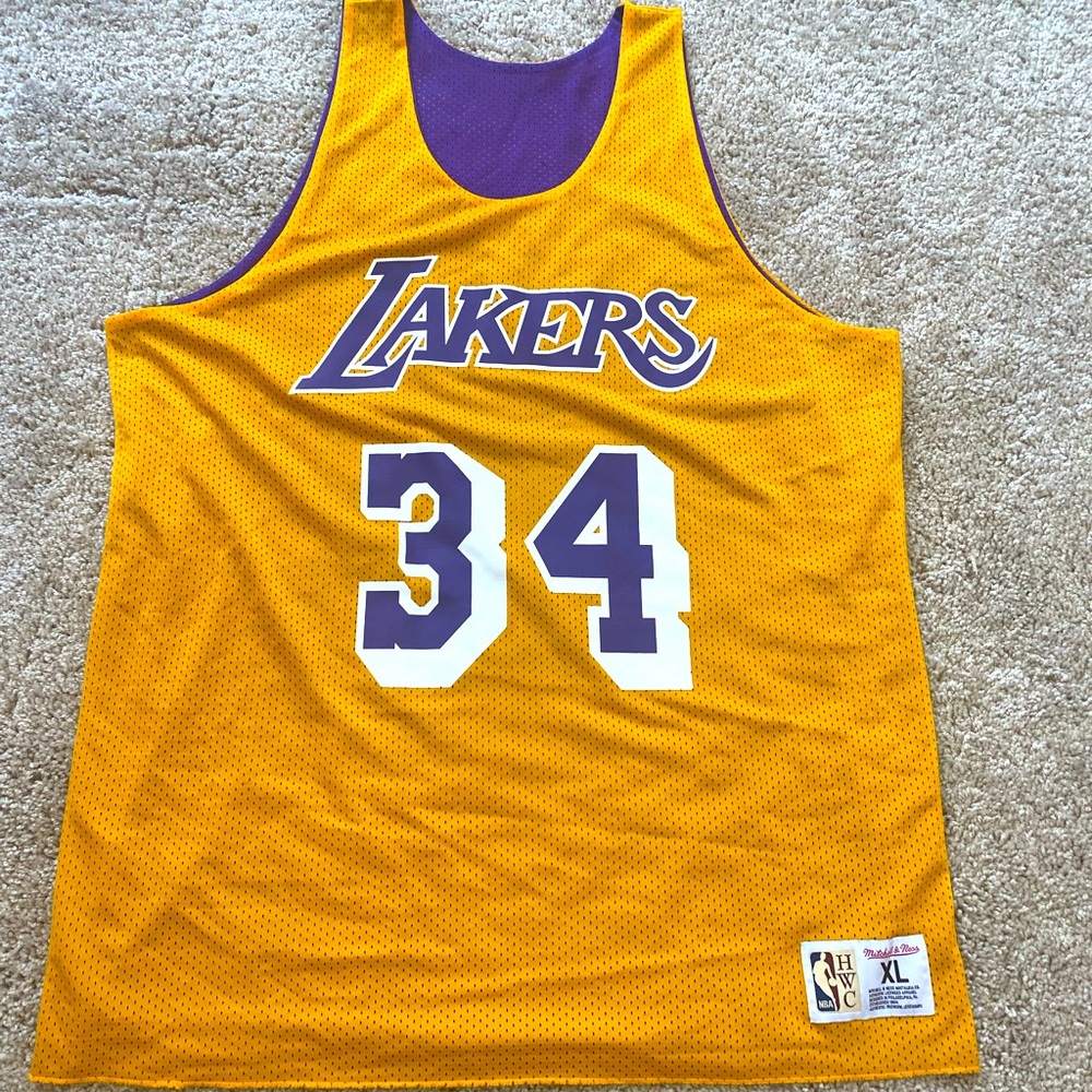 Lakers Shaq Reversible Mesh Jersey